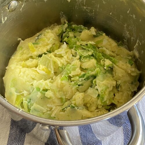 Colcannon in a pot