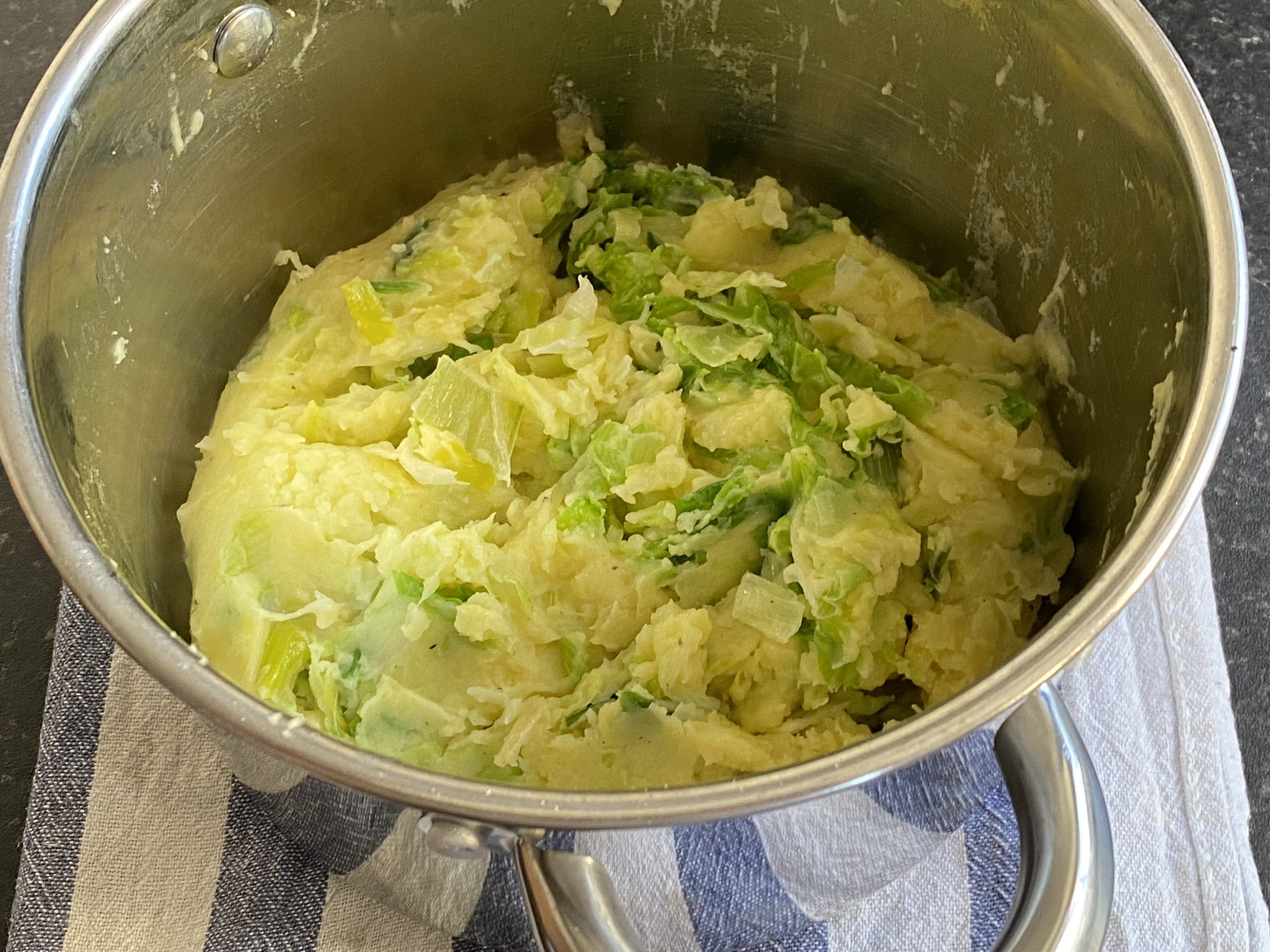 Colcannon in a pot