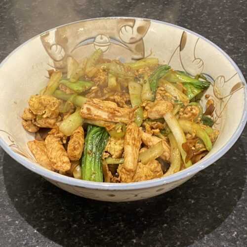 Bowl of Thai Stir Fried Noodles