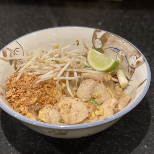 A bowl of Pad Thai