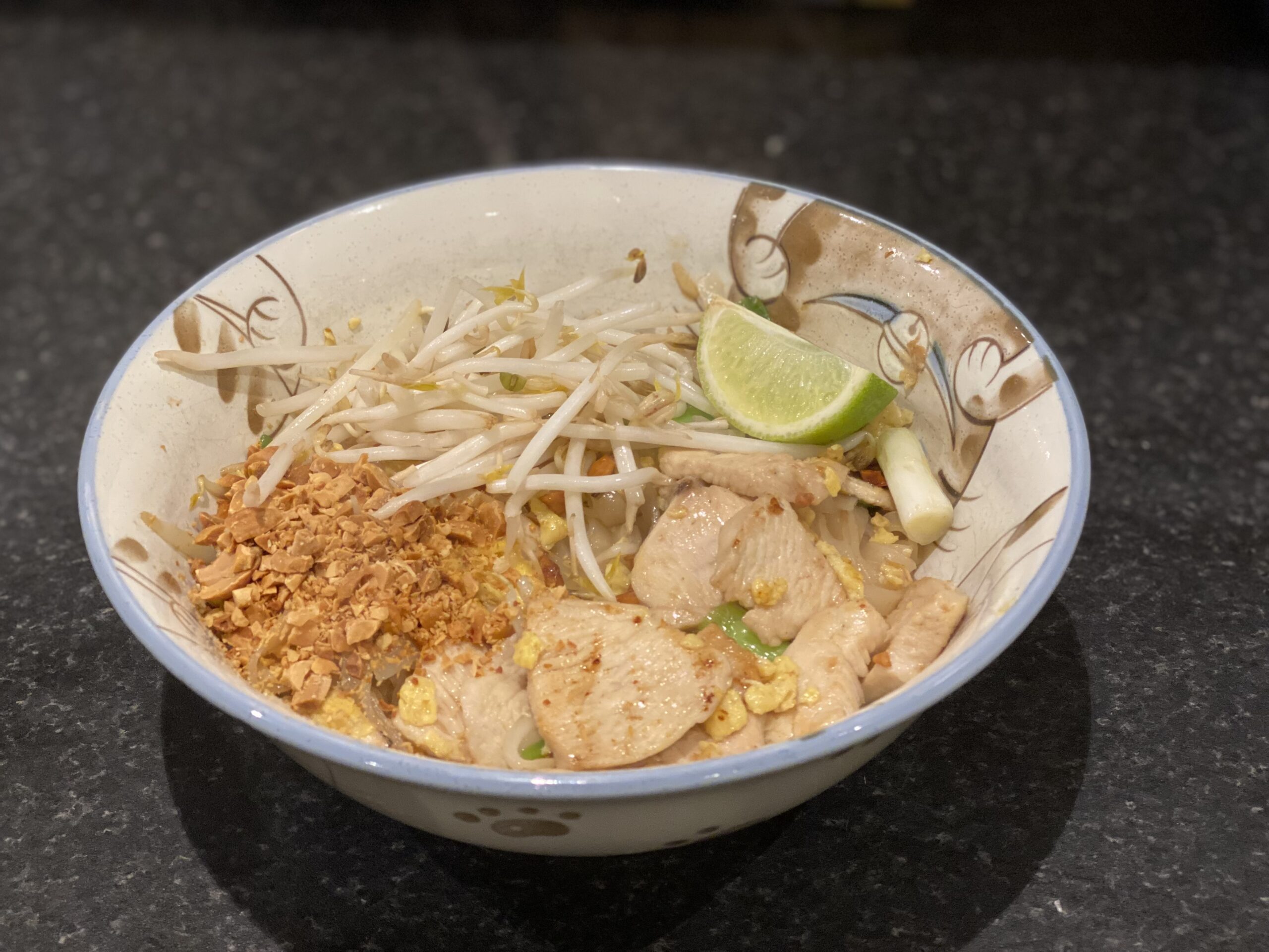 A bowl of Pad Thai