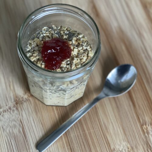 PB&J Overnight Oats